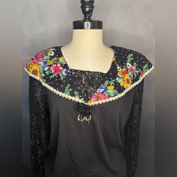 🖤Vintage 3-Piece "Lacy Afternoon" by Shell Kepler Dress – M – Made in USA🖤 - Picture 3 of 16